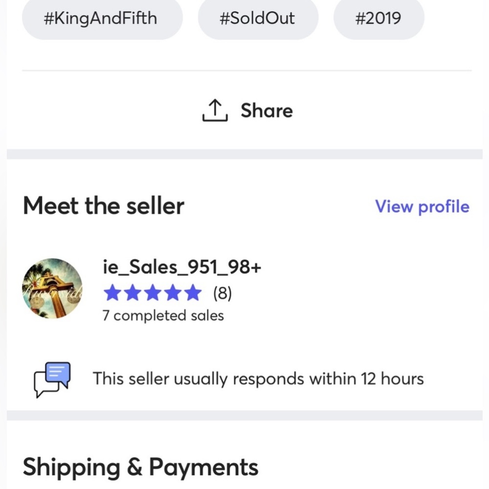 PreOwned Sold Out King & Fifth Wayfarer The Harrison 2019. - Picture 14 of 16
